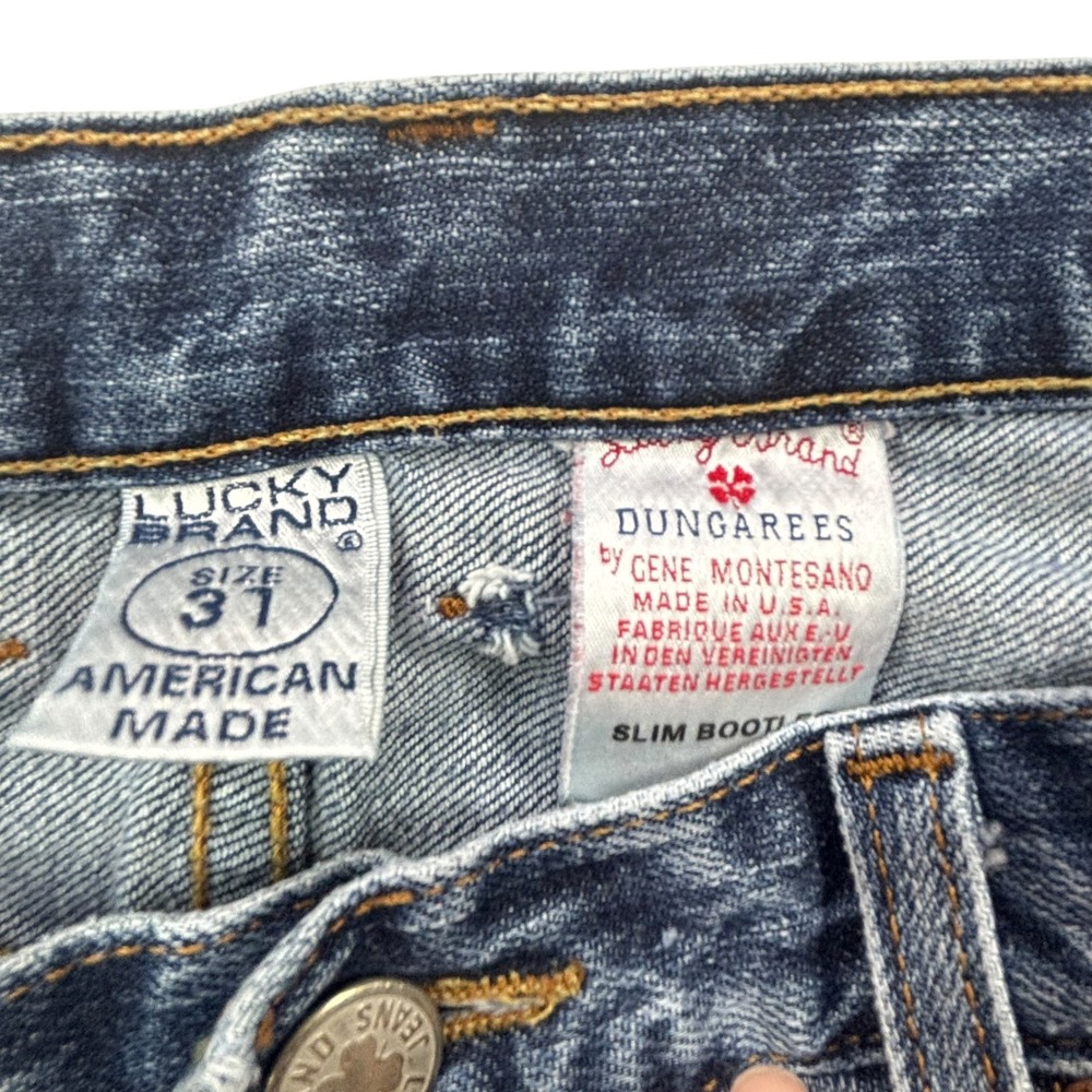 Lucky Brand Dungarees Slim Bootleg Jeans American Classic Womens Size 31‎ - Picture 8 of 16